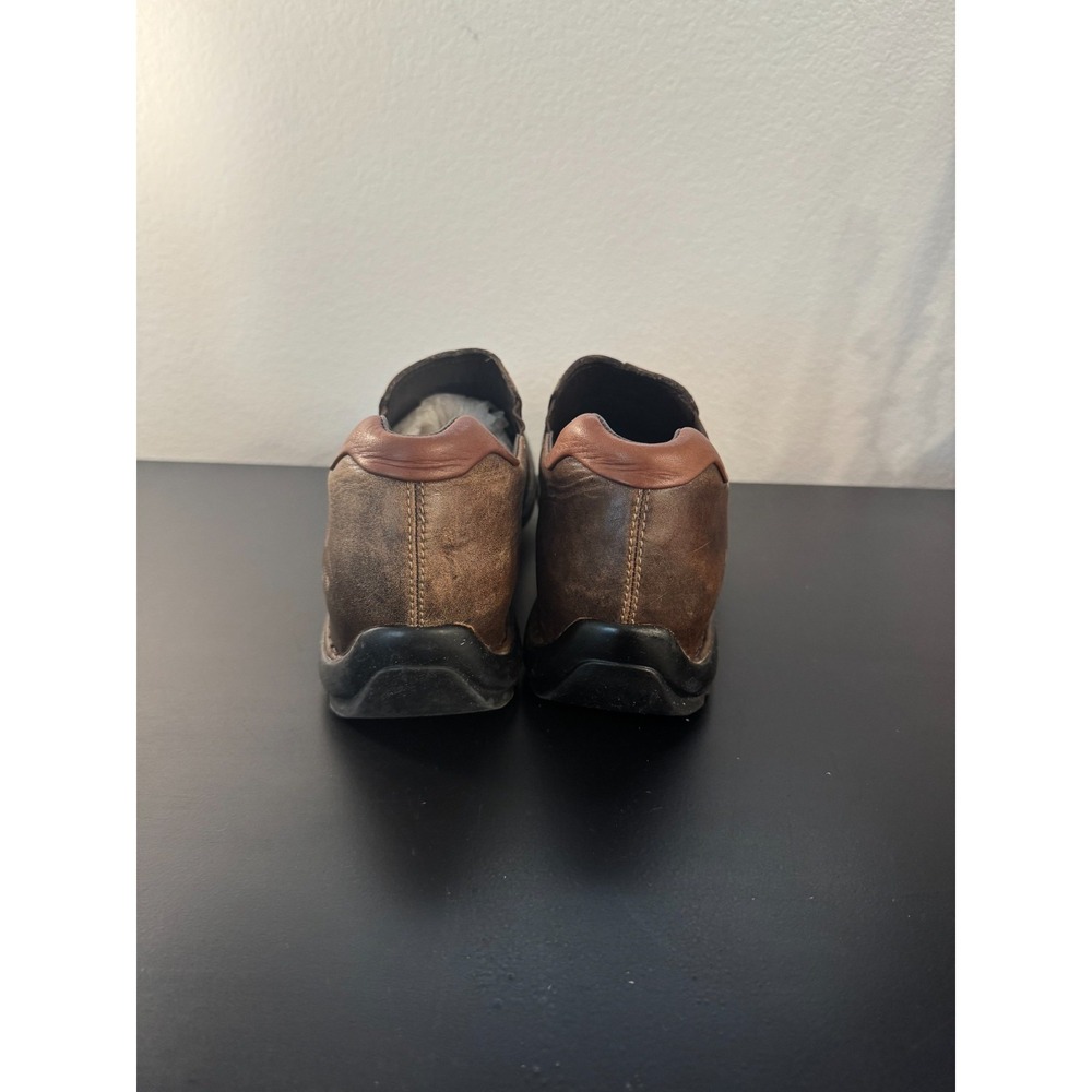 Cole Haan Zeno C07486 Mens US 10 M Shoes Brown Leather Slip On Split Toe Loafers - Picture 5 of 10